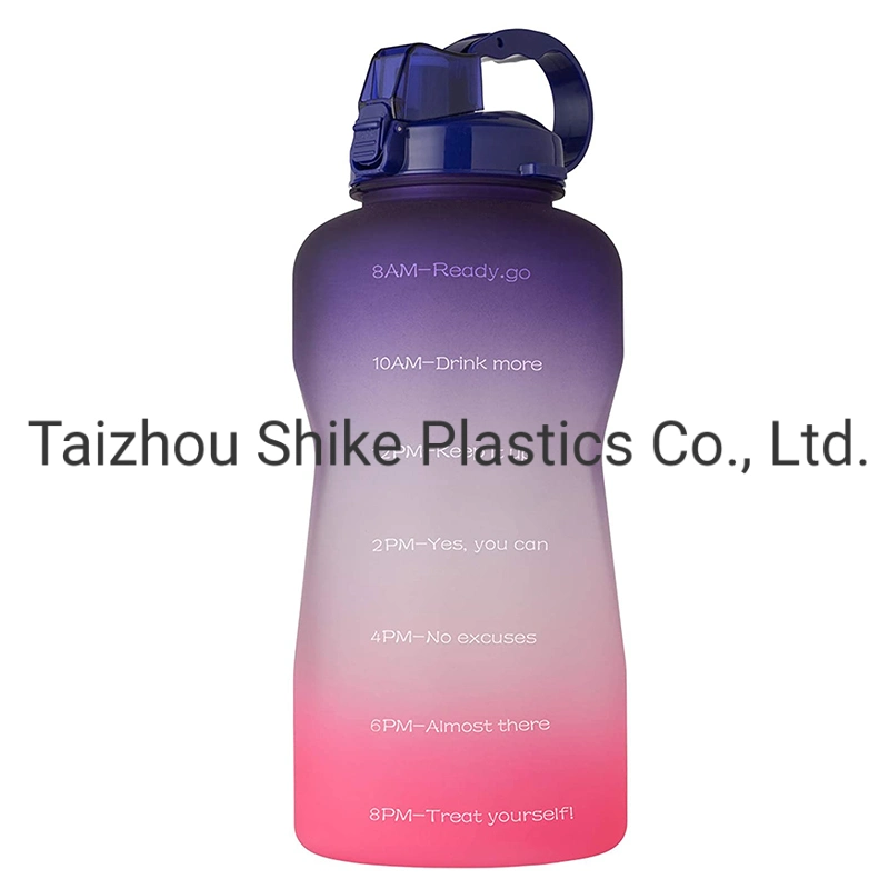 Custom Logo BPA Free Tritan Kunststoff leer große Sport Getränk 4 Liter 2000ml 1 Gallone 2 Liter Wasserflasche