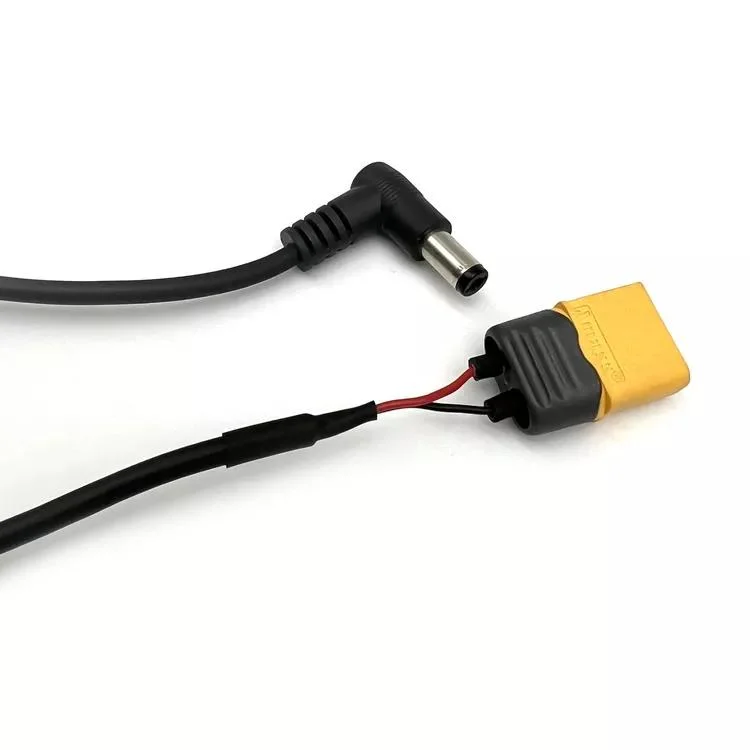 Cable Harness Xt60 Connectors to DC Plug Cord Battery Charge Wiring Harness Custom Power Cable