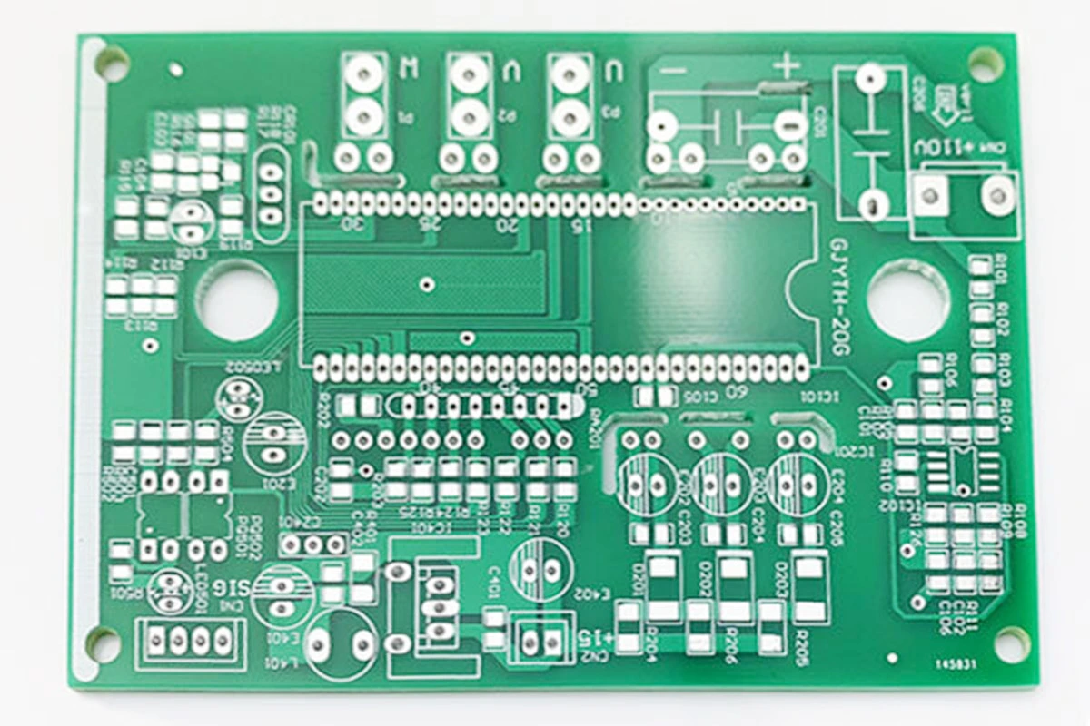 HDI PCB 6-Layer First-Order Half-Hole Communication Module, Immersion Gold PCBA