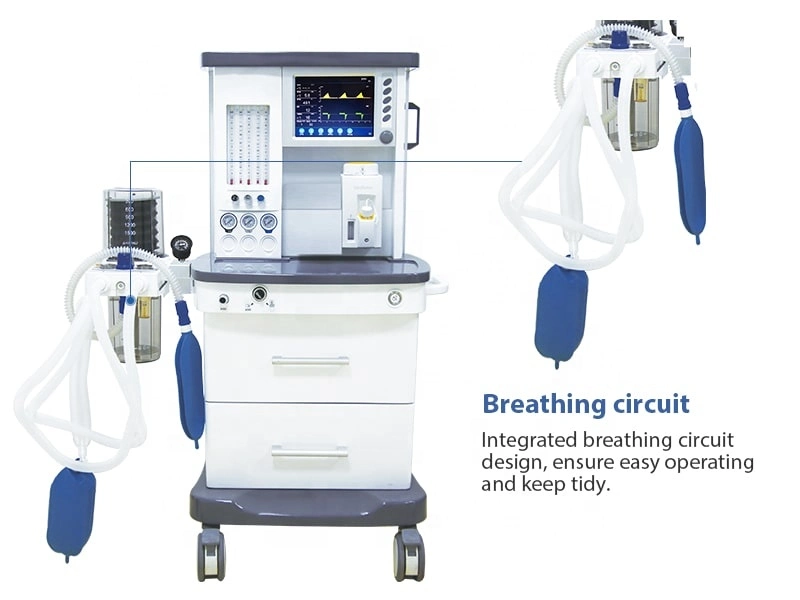 Equipos de la UCI del Hospital de la máquina de anestesia precio de fábrica del dispositivo