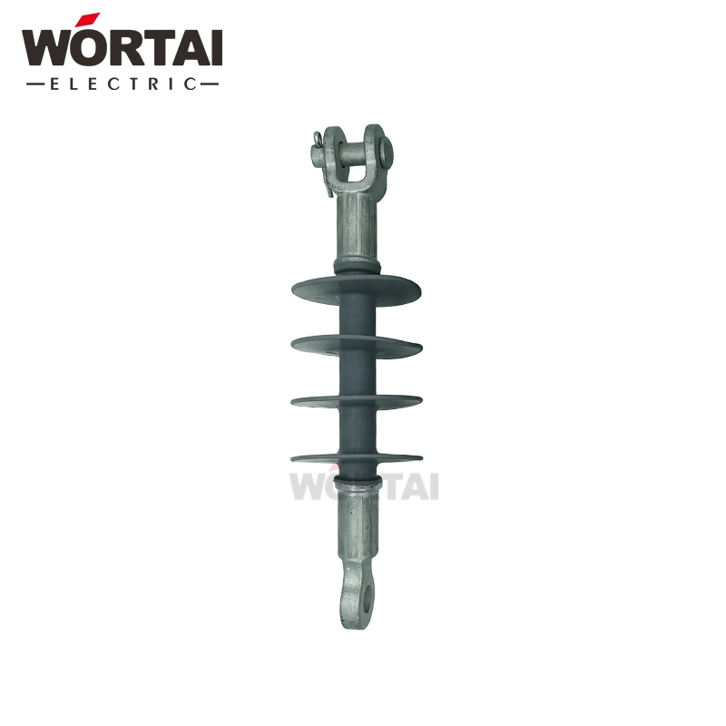 Wortai Overhead Transmission Lines Suspension Composite Insulator China Insulators Manufacturer Silicone Rubber Deadend Insulator ECR Rod and End Fitting