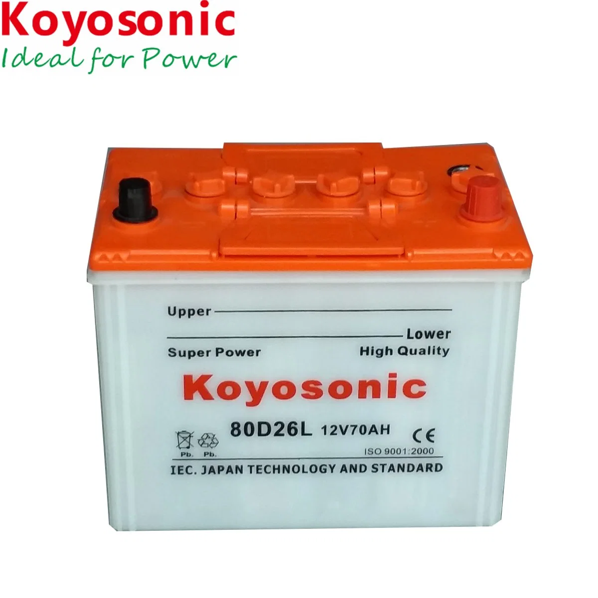 Cheap Price Battery Dry Charged 80d26r Car Battery 12V 70ah Automobile Battery Dry Auto Starting Battery Wholesale/Supplier Car Battery