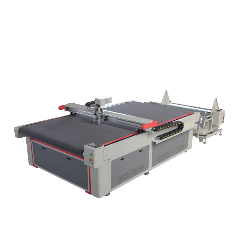 Leather CNC Floor Printed Carpet Coil Mat Fabric Curtain PVC Rubber Yoga Mat Oscillating Knife CNC Cutter Cutting Machine