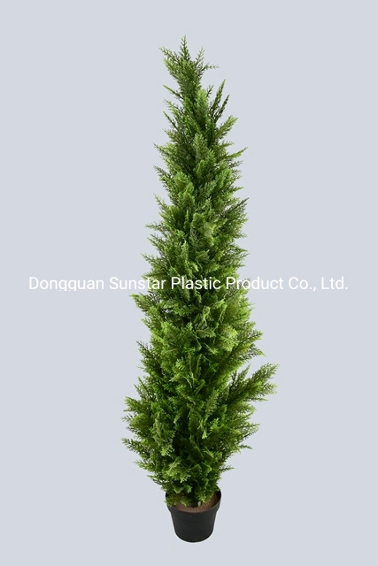 PE Artificial Plant Cedar Tree Potted for Public Decoration (49995)