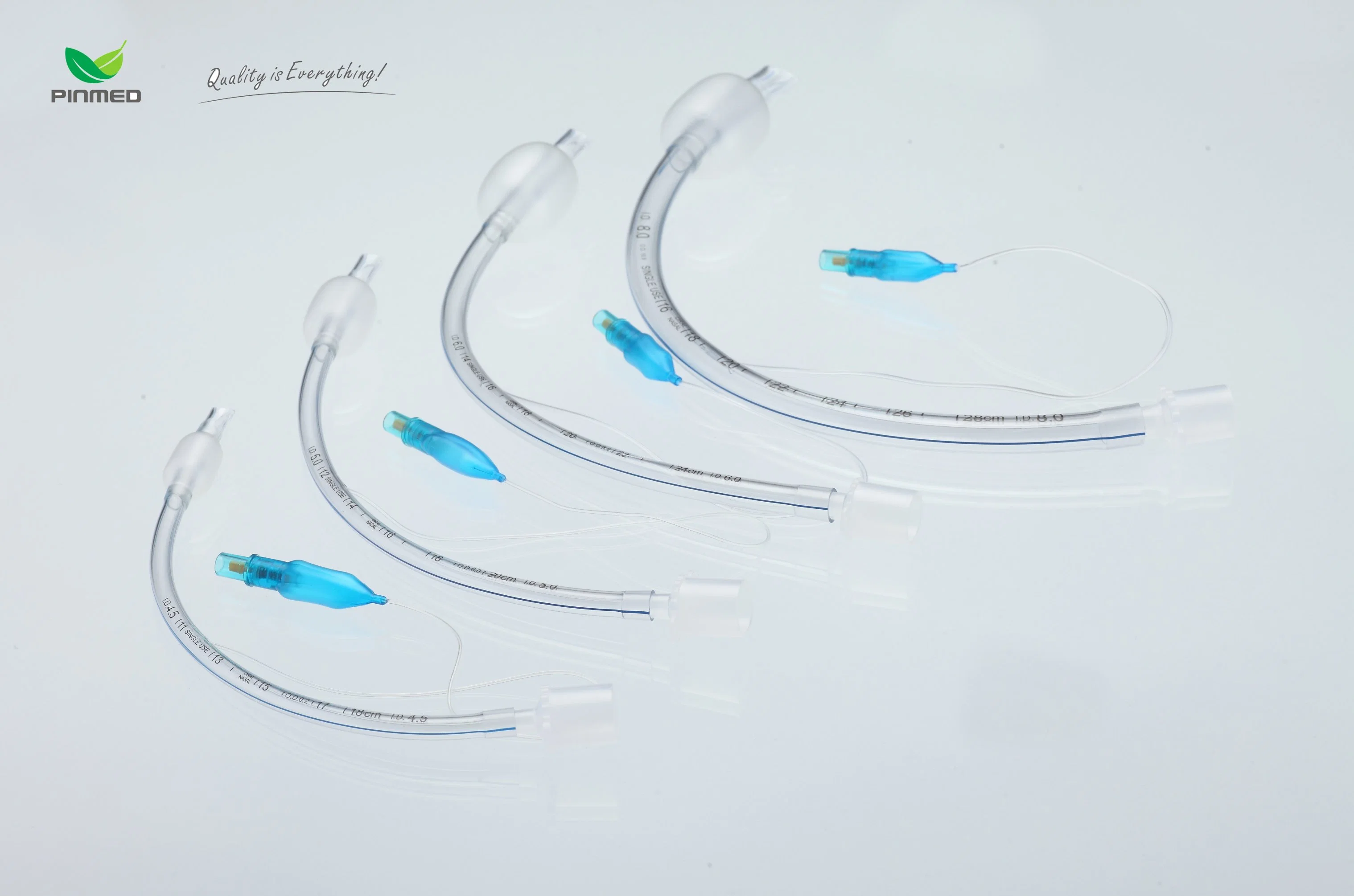 De PVC medicina oral o nasal tubo endotraqueal con manguito