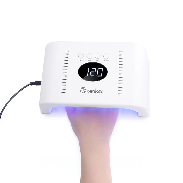 Professionelle 48W LED Nagelleuchte zum Aushärten von Fingernägeln Zehennägel Gel Polnisch mit LCD-Bildschirm