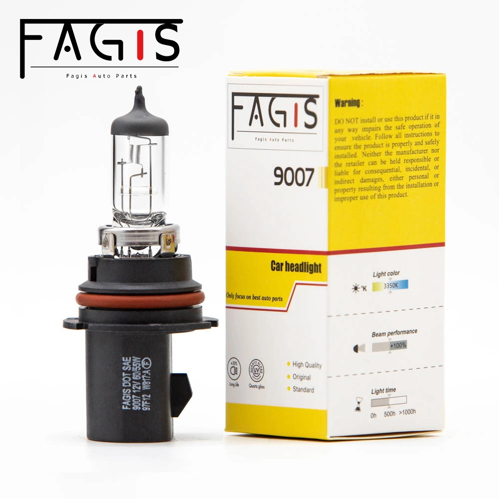 Factory 9007 12V 100/90W Car Lamp Headlight Auto Hb5 Halogen Clear Bulb