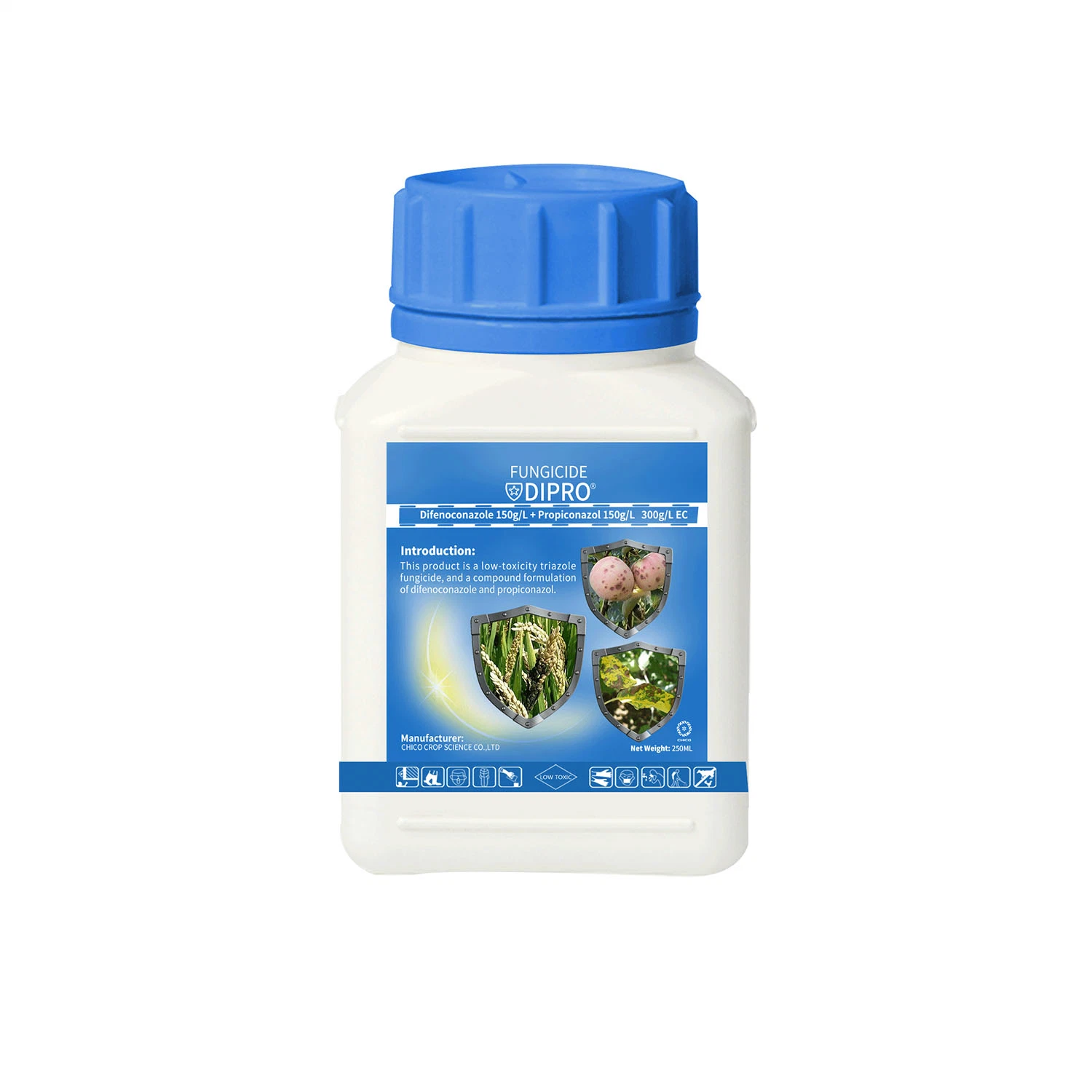 Difenoconazol 150g/L + propiconazol 150g/L 300g/L Ce la agricultura con pesticidas fungicidas químicos Nº CAS 119446-68-3 60207-90-1