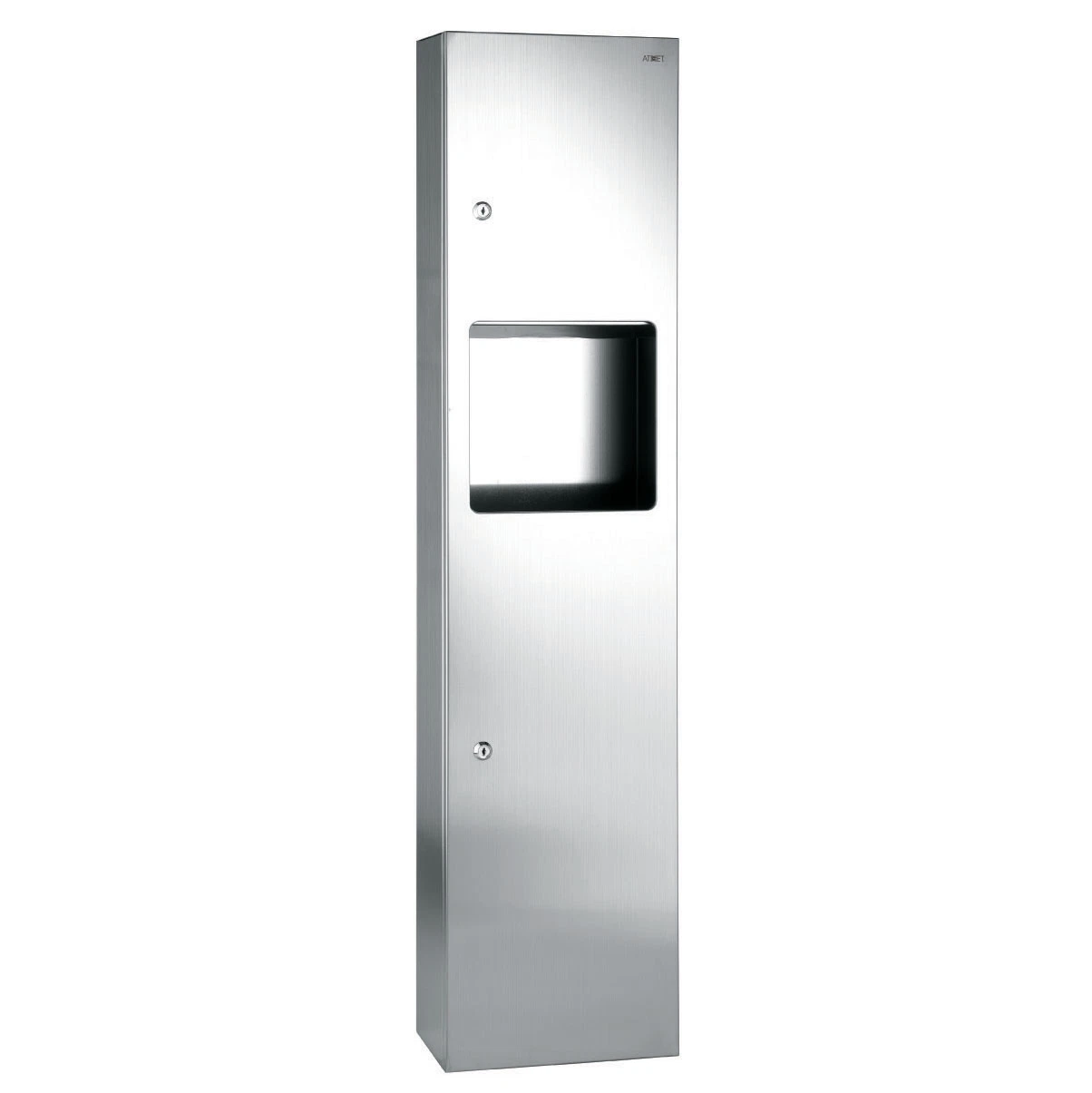 Big Sale Bathroom Accessories Stainless Steel Wall-Mounted Two in One Paper Towel Dispenser