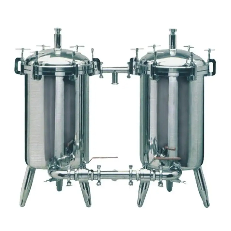 Kefai Stainless Steel Industrial Liquid Mineral Water Juice Sanitary Aseptic Double Filter