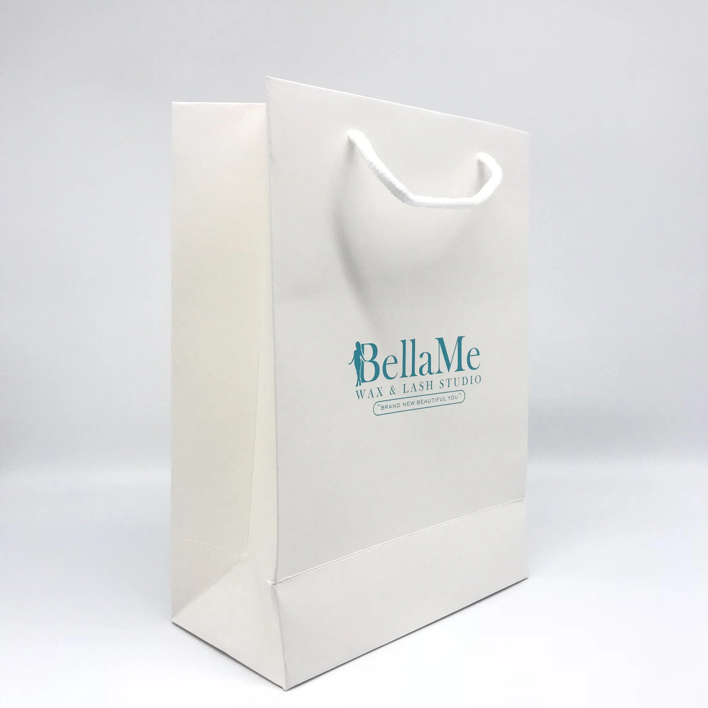 High quality/High cost performance  Wholesale/Supplier Green Shopping White Cardboard Thank You Clothing Gift Jewelry Paper Bag