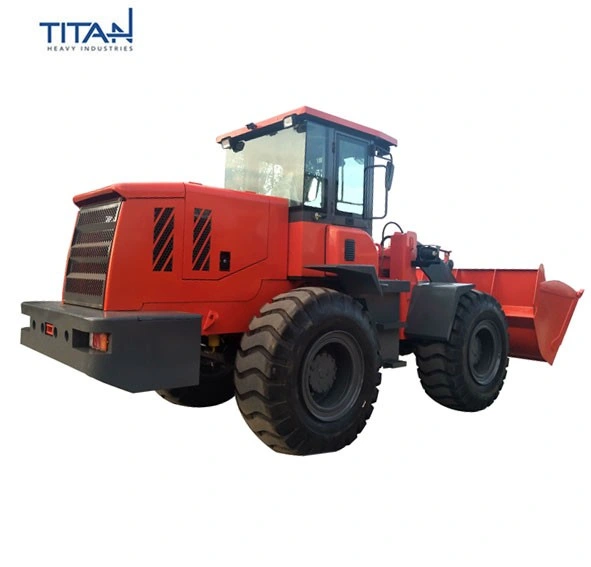 Titan TL40 picking up earth push 4000kg hydraulic wheel loader