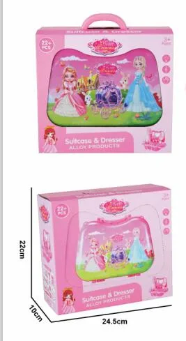 Fashion Girl's Role Playing Plastic Toys Kids Birthday Gift Set Cosmetic Make up Toy