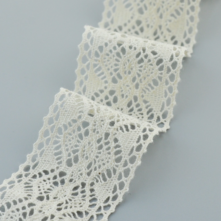 Free Sample Geometry Cotton Lace Trimming Garment Accessories