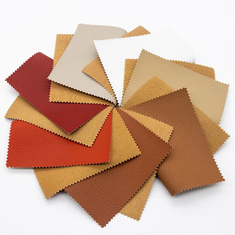 Semi PU Italian Litchi Grain Fake Leather