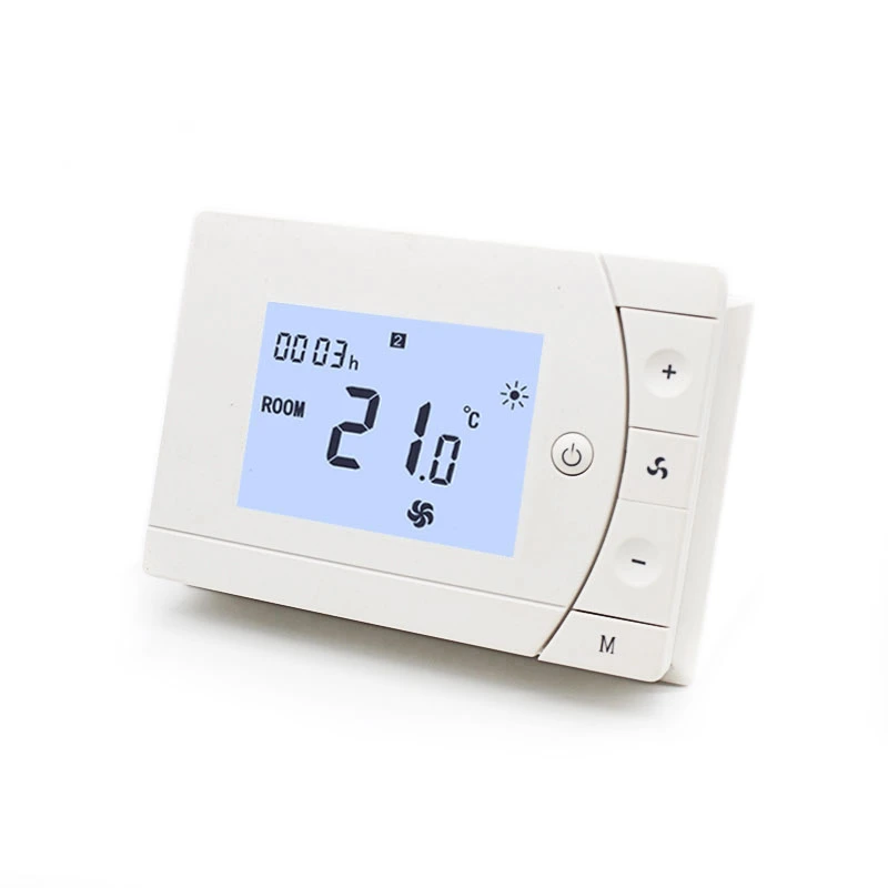 Surface-Mounted 3 Speed Fan Coil Air Conditioner Smart Manual Control Thermostat