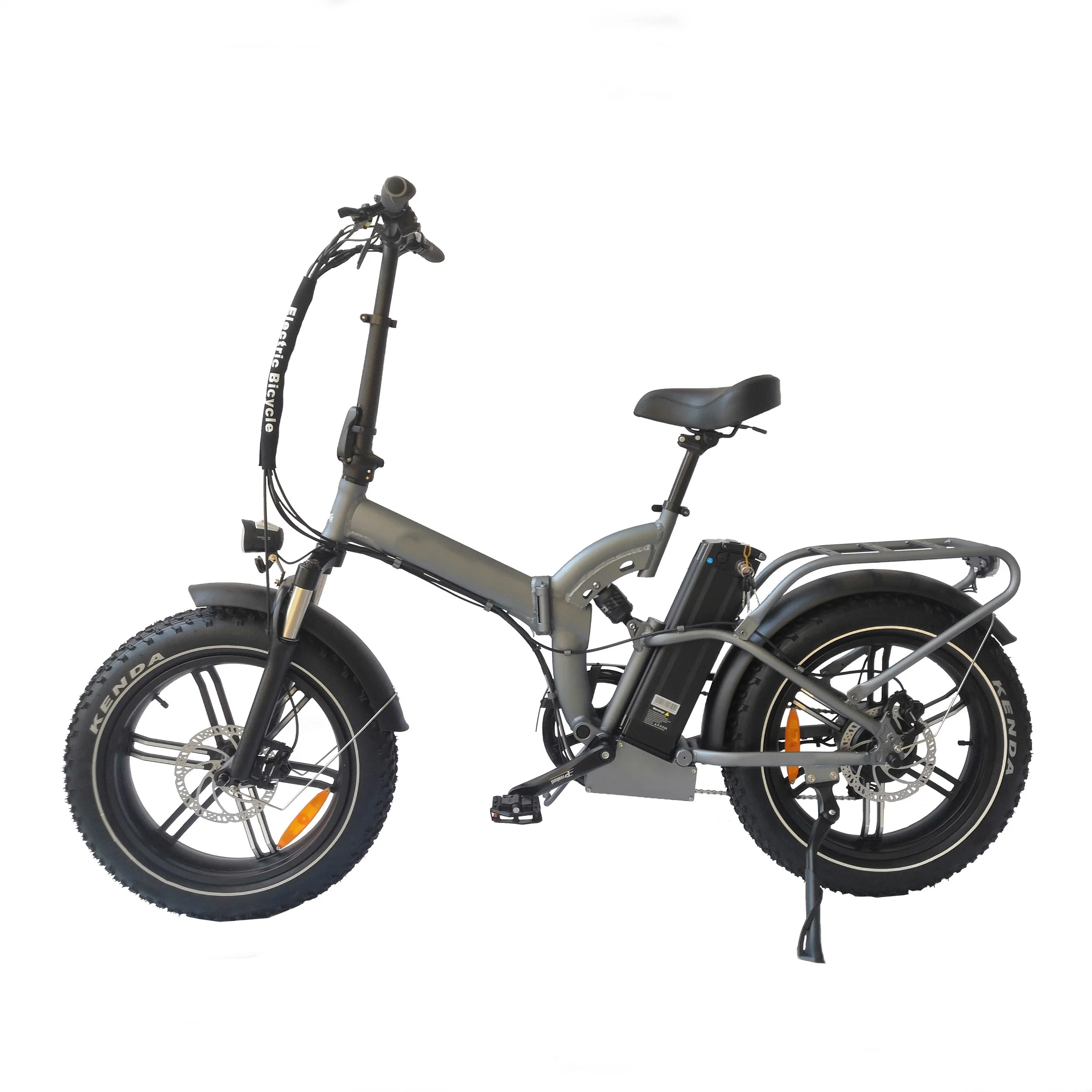 20 Inch Fat Tire Electric Bike Full Suspension Ebike 48V Beach Ebike