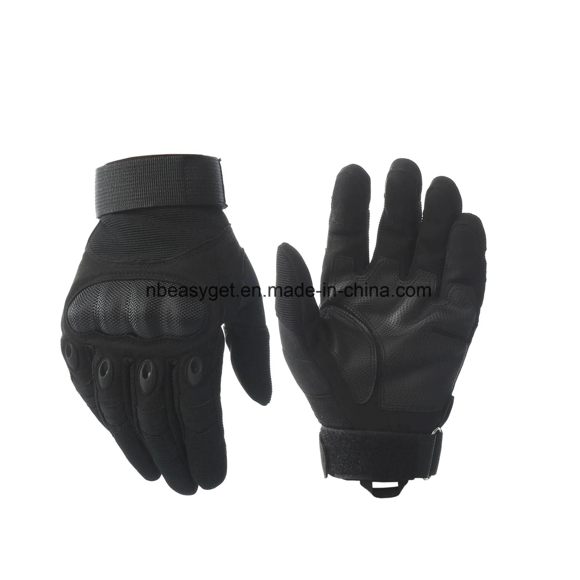 Hard Knuckle Gloves Motorcycle Gloves Motorbike ATV Riding Combat Full Finger Gloves for Men Paintball Esg10513