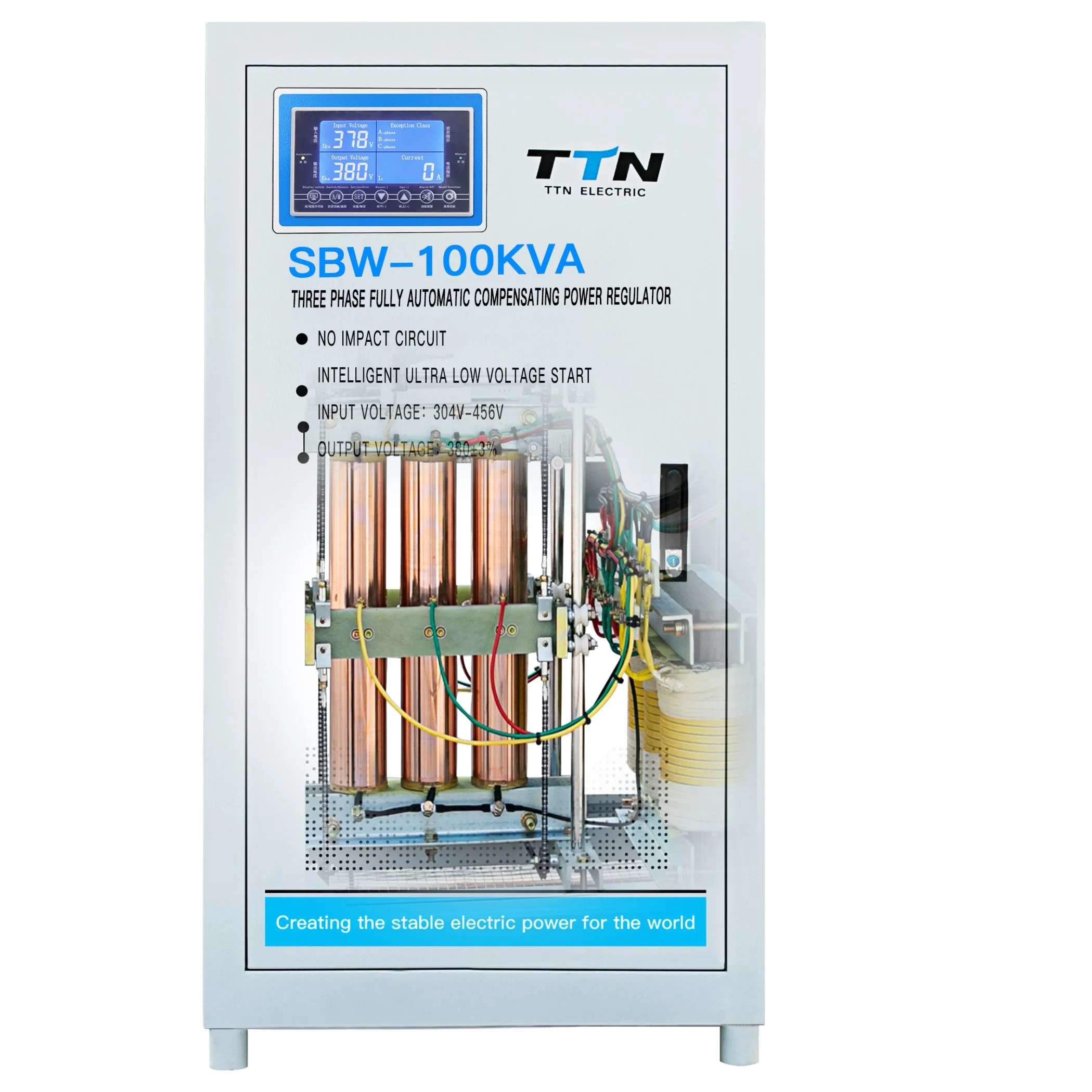 Factory Price 150 kVA Three Phase Servo Power Guard AC Automatic Stabilizer/Regulator for Laser Machine