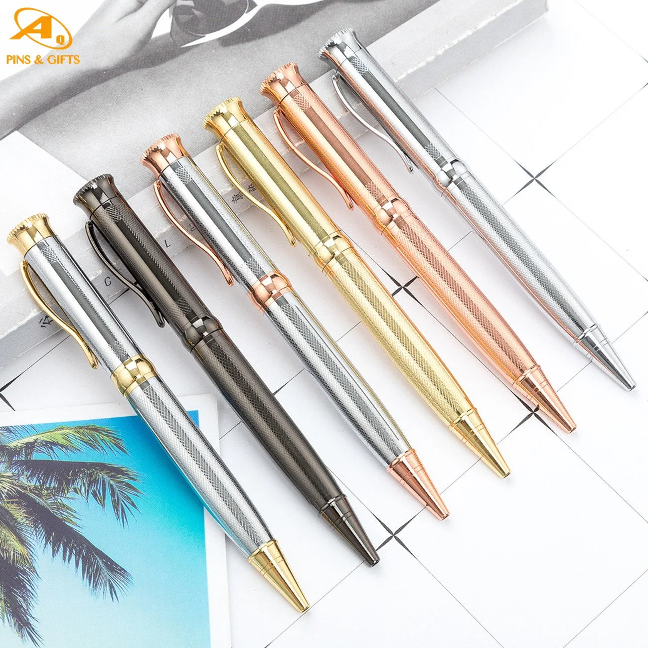 High quality/High cost performance Laser Pointer Crayons School Stationery Gel Nail Art Brush Ballpoint Kawaii Custom Ball Point Pen