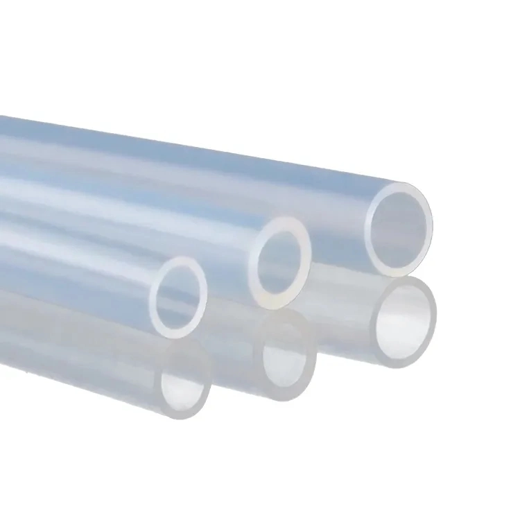 Les petits tubes en caoutchouc de silicone à paroi fine/Effacer le soft de petit diamètre du tube de silicone souple