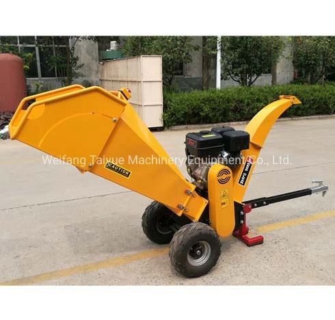 ATV/UTV 13.5HP 15HP Gas Small Garden Tree Branch Leaf Wood Chipper Shredder Grinder