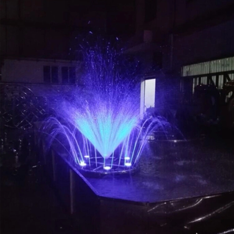 Park Decorative Floating Pool Fountain with Lights