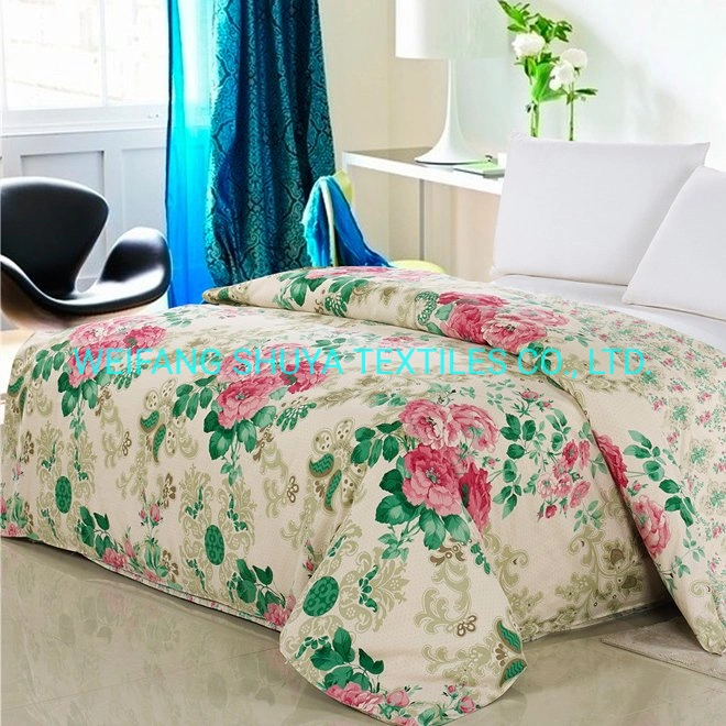 4PC Printed Polyester Comfortable Set, Bed Sheets and Pillowcases