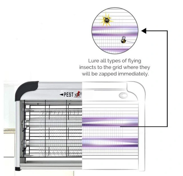 Safe Bug Insect Killer Pest Control Electronic UV LED Mosquito Killer Lamp