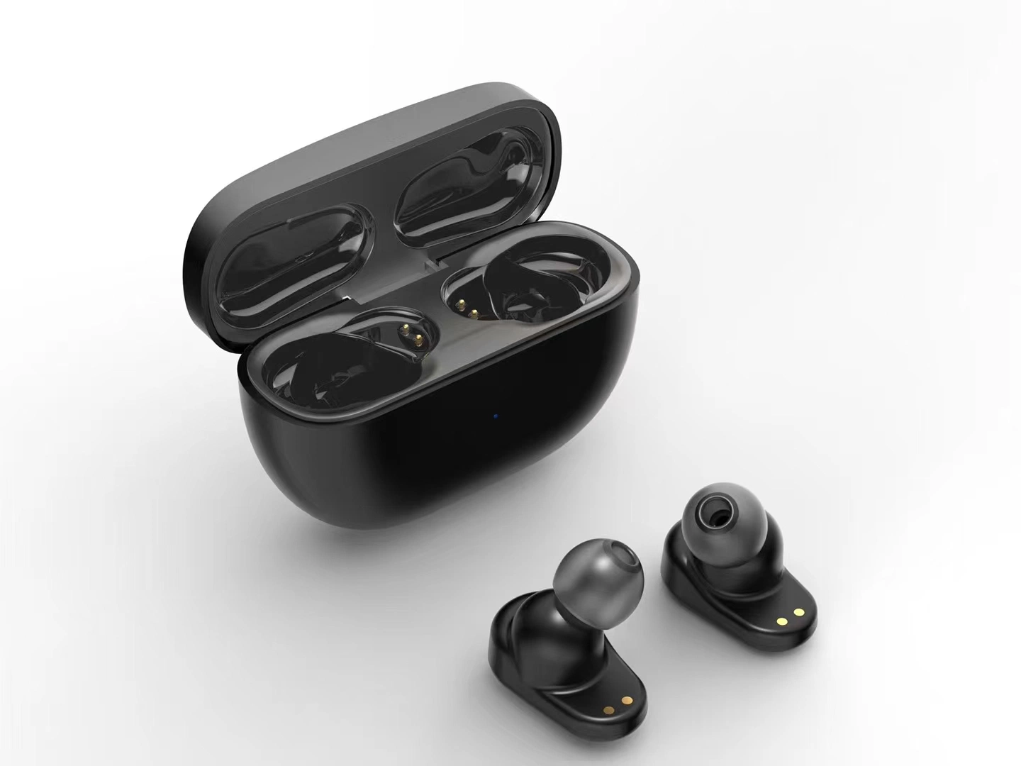 True Tapones de auricular estéreo inalámbrico con capacidad de la batería impermeable de pantalla auriculares Bluetooth de auriculares