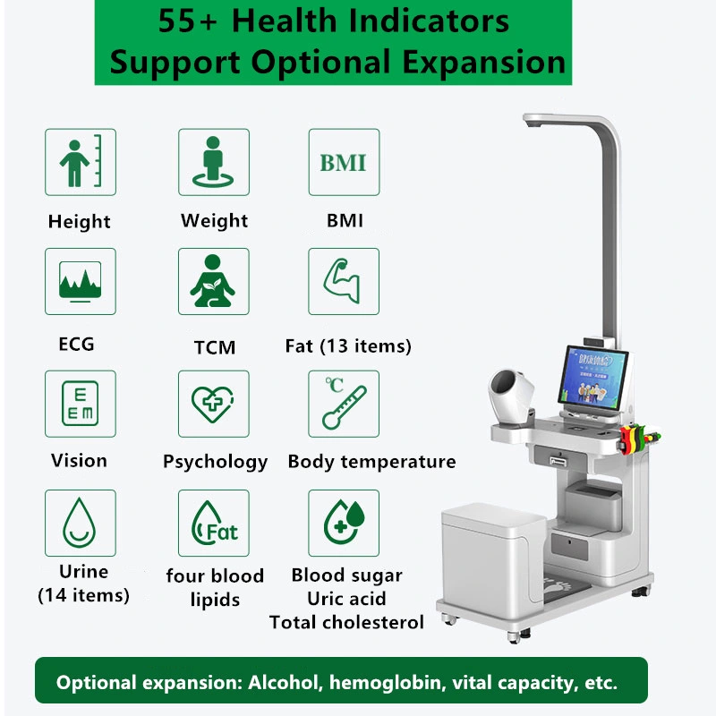 Electronic Balance Self Service Health Examination Kiosk Touch Screen Kiosk