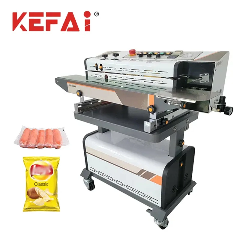 Kefai Automatic Plastic Bag Sealing Machine with Nitrogen Gas Flushing Filling
