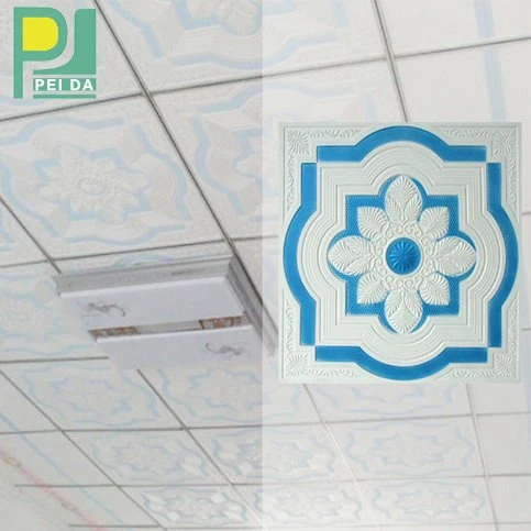 Carve Patterns or Designs Color Gypsum Ceiling Board