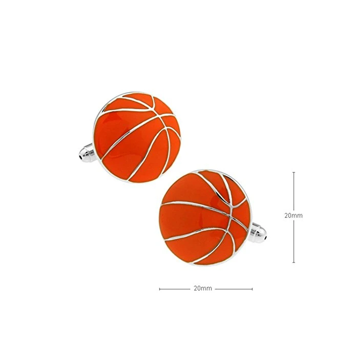 Wholesale/Supplier Sell Custom Blank Fashion Basketball Cufflinks for Men