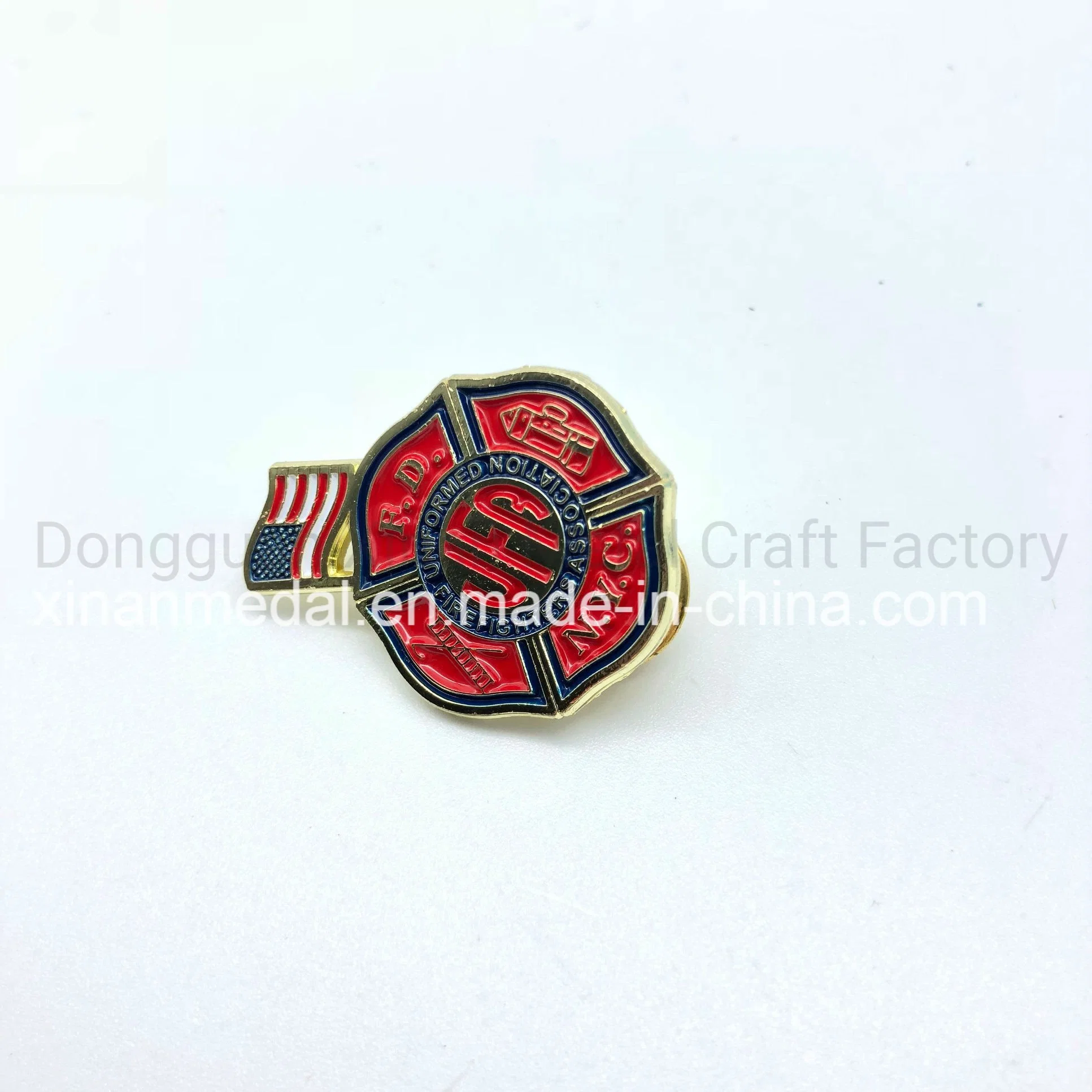 Custom Promotion Brass Brooch Souvenir Zinc Alloy