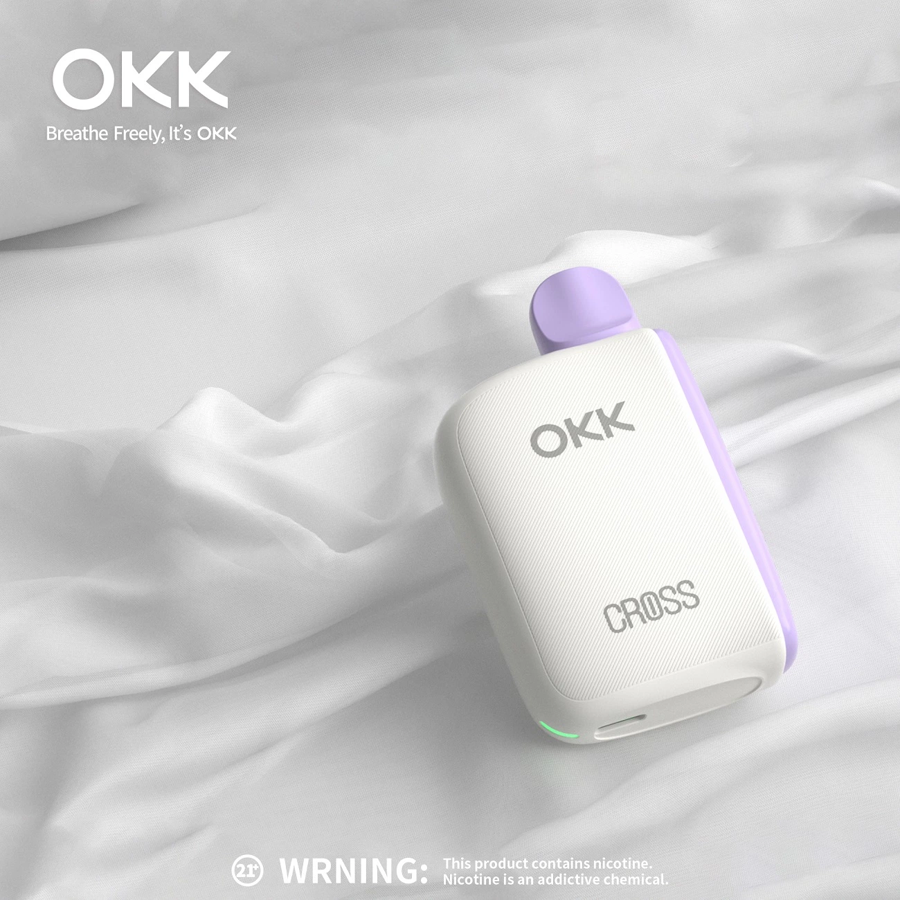 Authentic OKK Cross einmal-Pod-Gerät mit vorgefülltem 12ml E-Saft Ersatzpatrone Für Vape