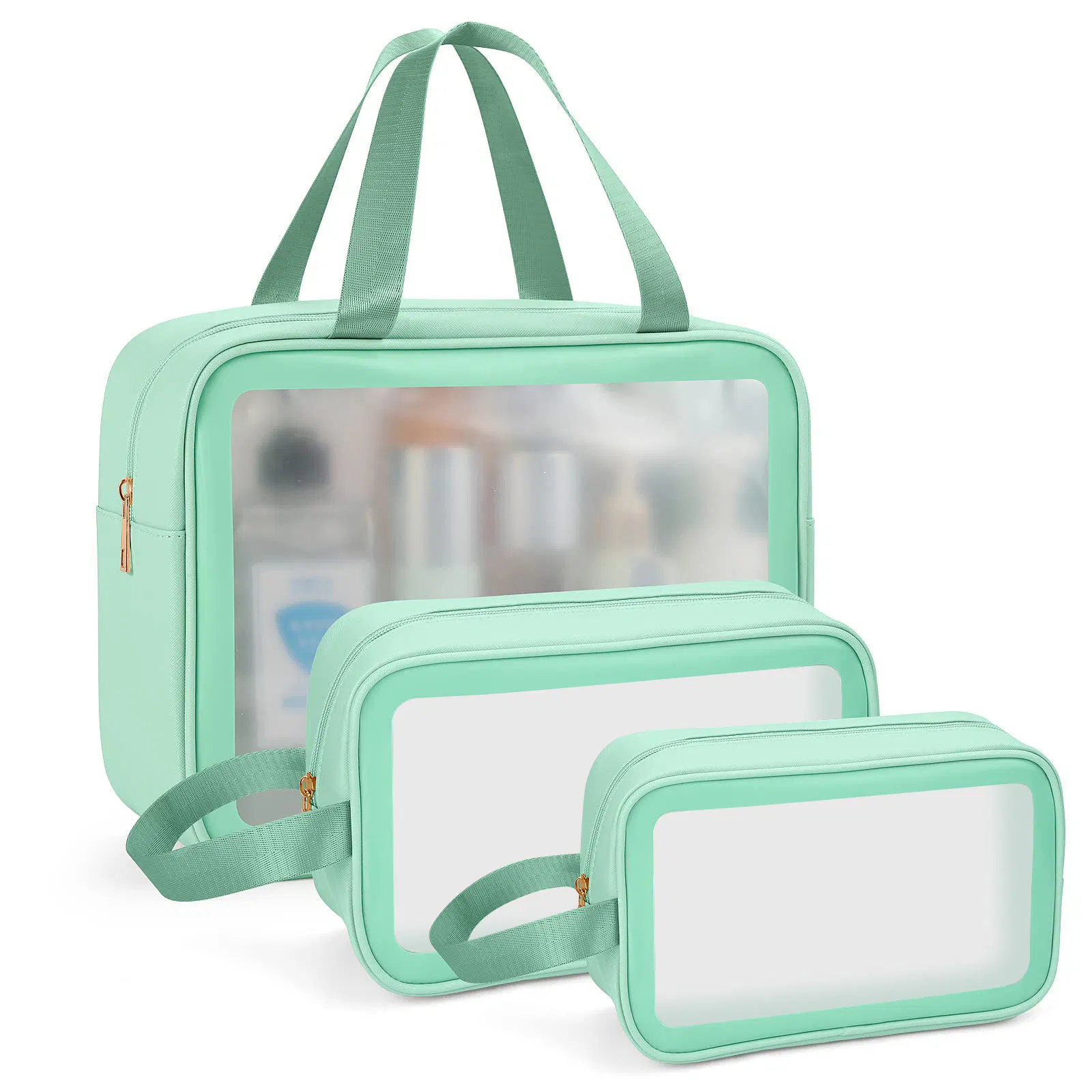 Travel Wash Bag Toiletry Waterproof Plastic Cosmetic Makeup Bag