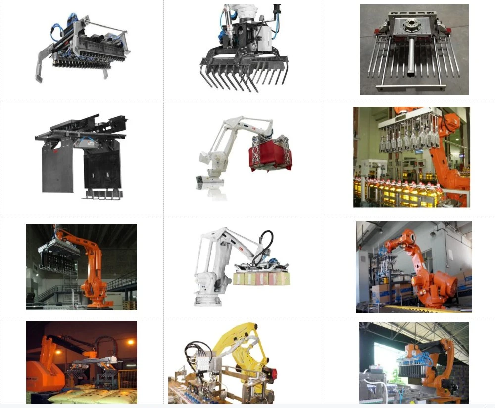 Sistema de paletização automática de empilhamento de robô saco/garrafa/Braço Multi-Degree máquinas de embalagem Máquina Palletizer Robô Robô Industrial máquina de embalagem