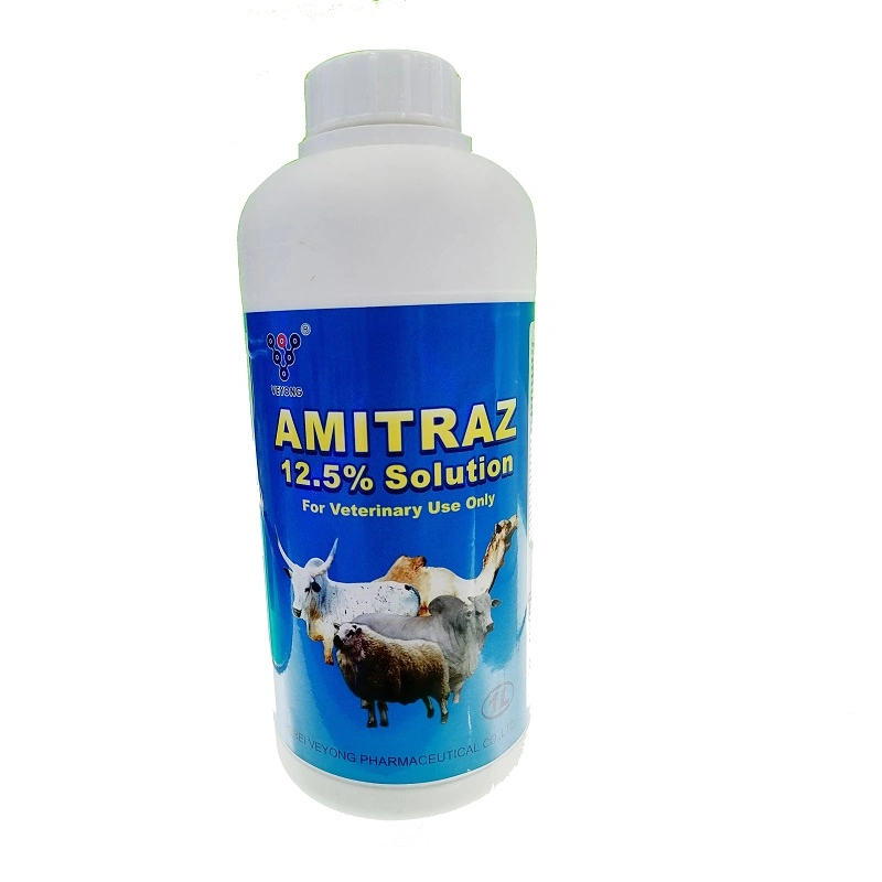 Médecine vétérinaire désinfectant BPF solution Amitras 12.5% pesticide pour animaux