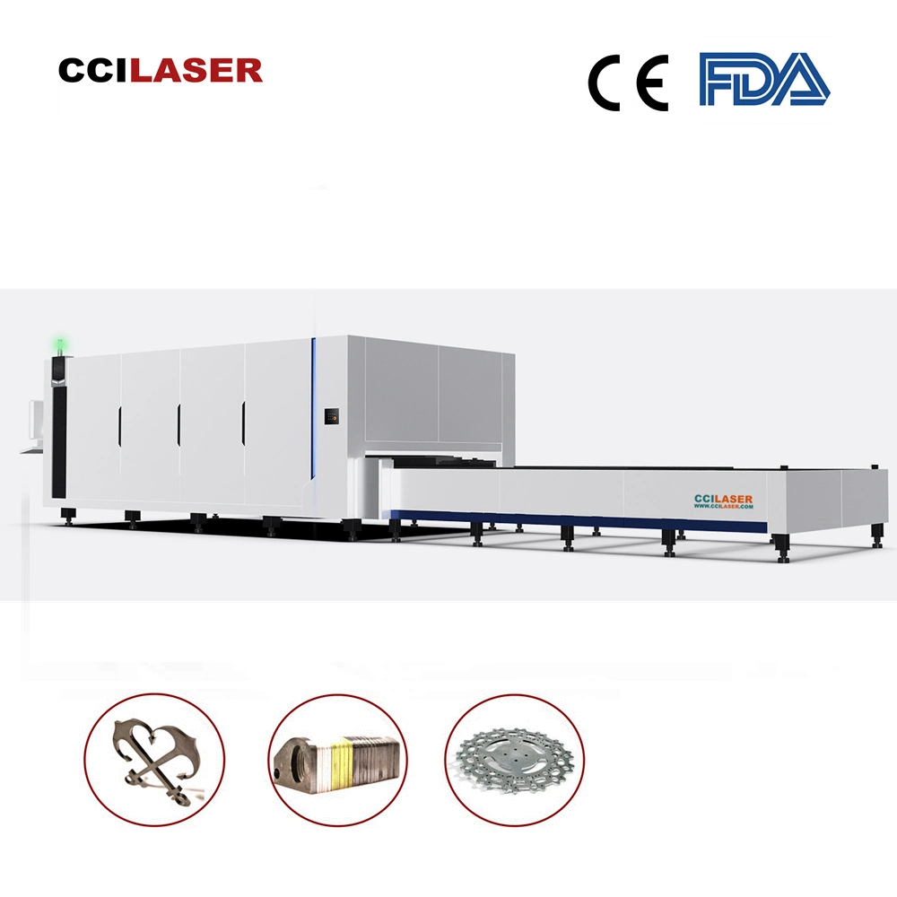 Heavy Industrial 1kw 1500W 2000W Fiber Metal Sheet Laser Cutting Machine Optic Equipment