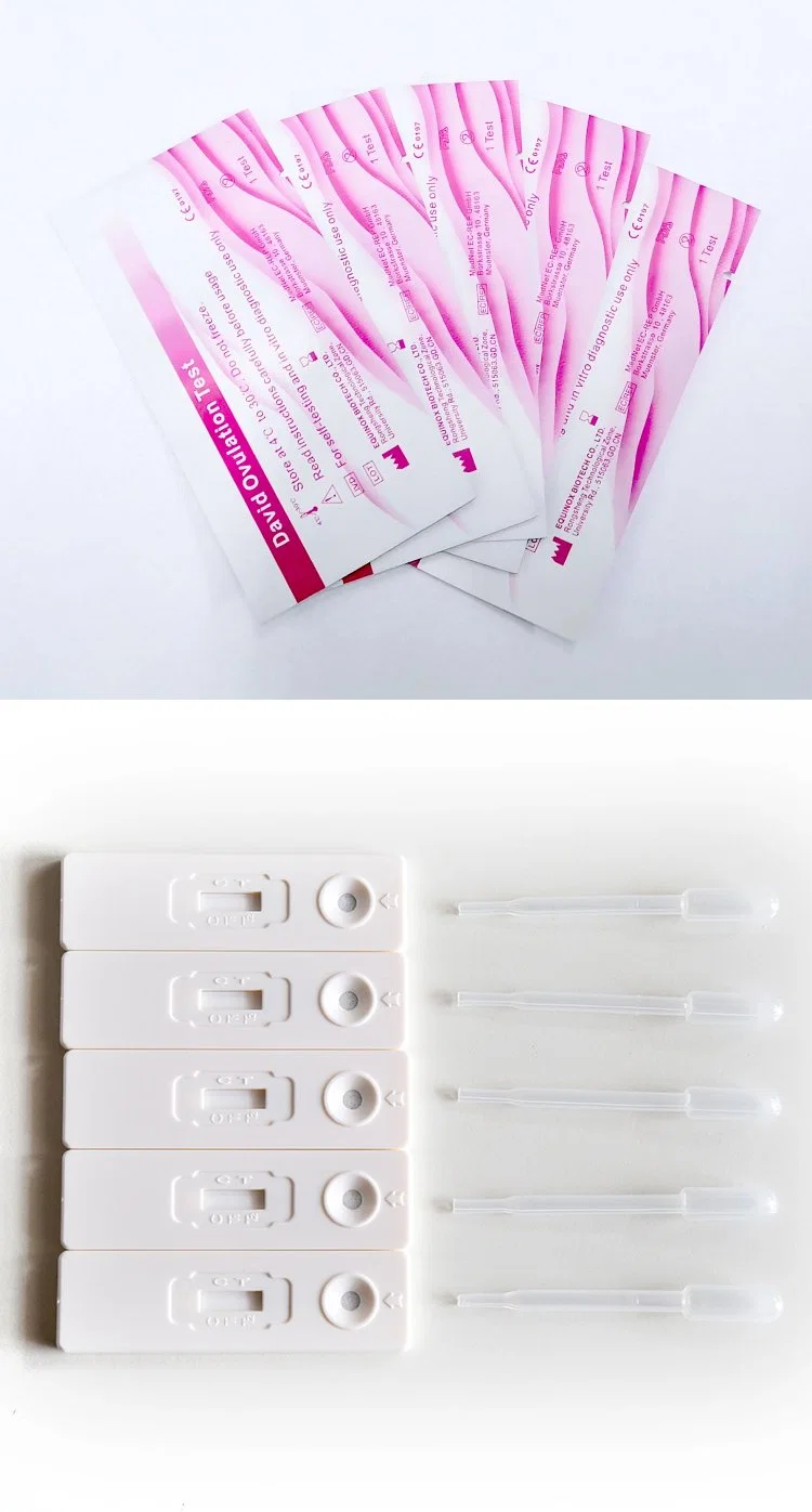 CE FDA Medical Supply One Step Rapid Lh Ovulation Test for Home Use