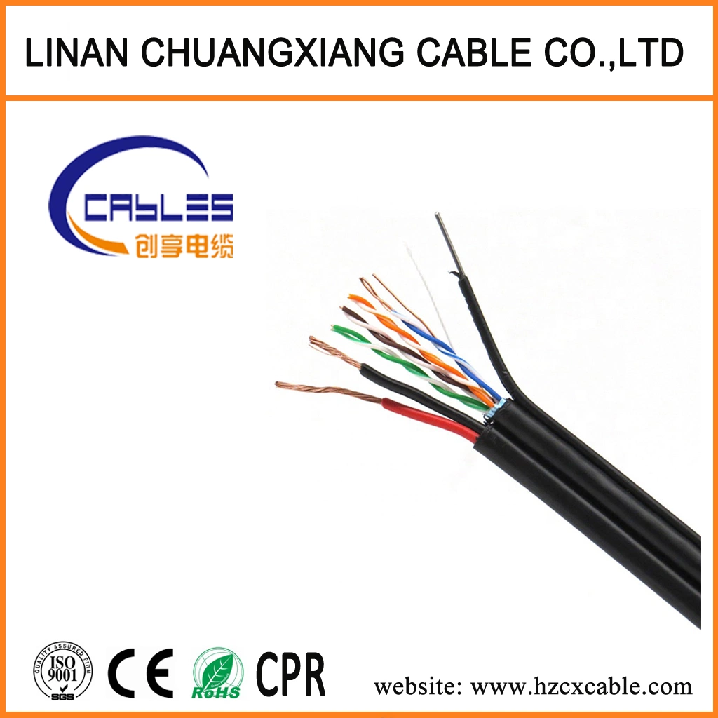 Self-Support Drop Cable Steel Wire 1pair 2pair Telephone Wire