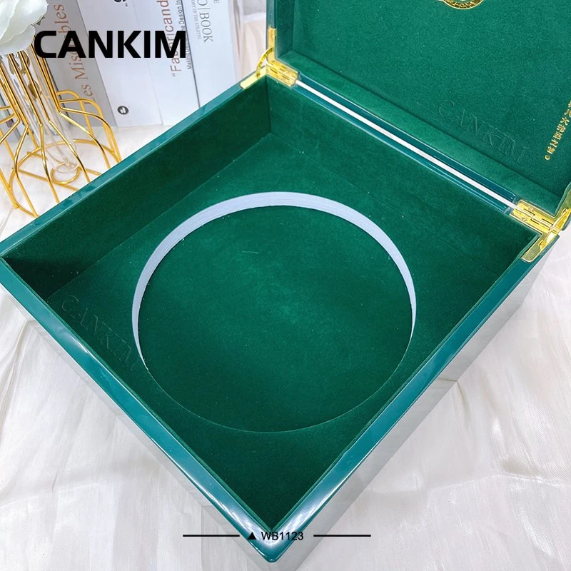 Cankim Tea Wood Box Packaging Luxury Wood Jewelry Boxes Decorative Wooden Storage Box