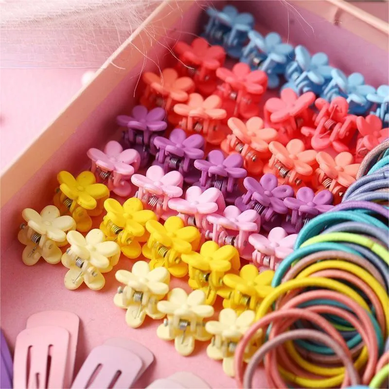 Whosale Customized Children's Accessories Various Hair Rope Loop Hair Tie Set