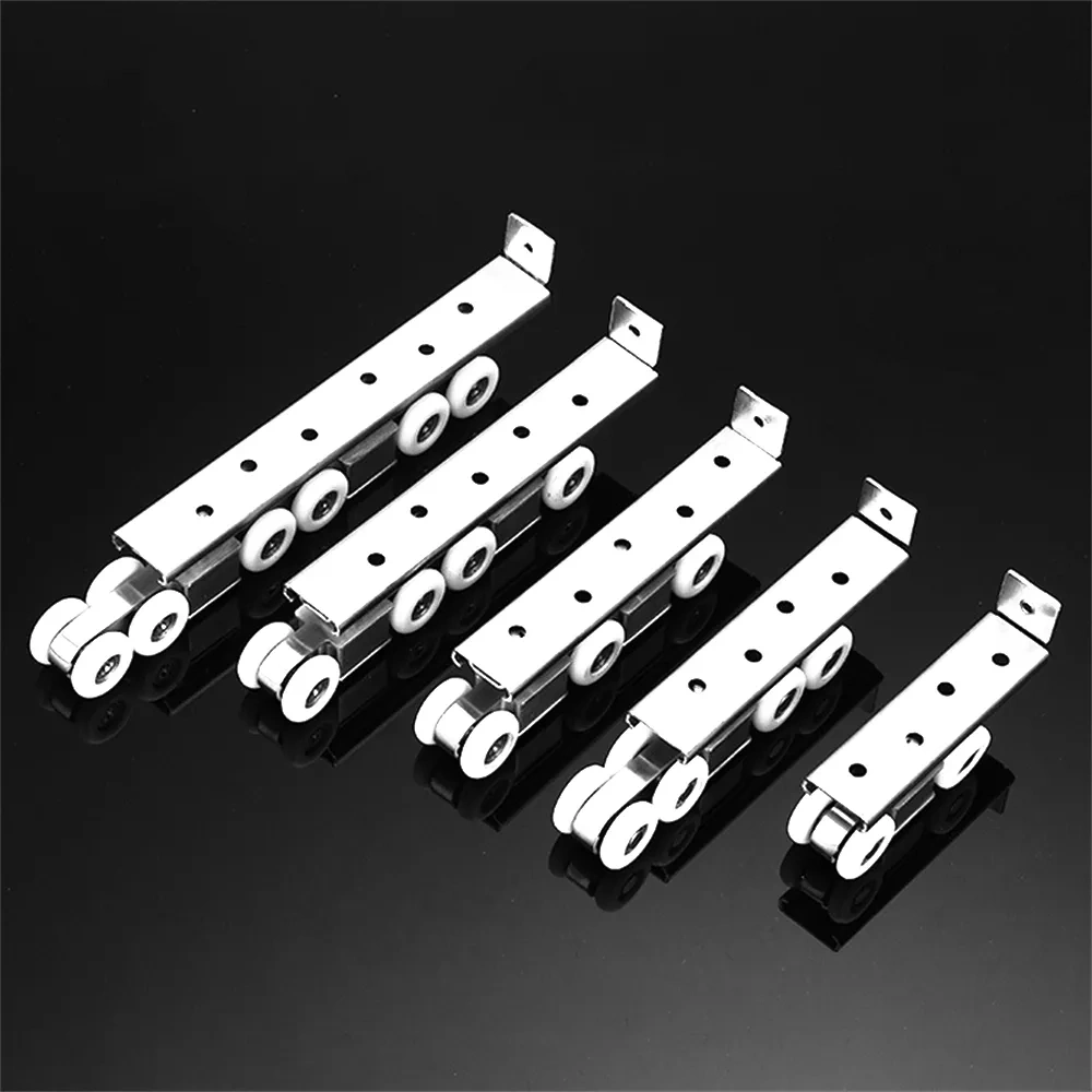 Stainless Steel Hanging Wheel Sliding Door Roller Bearing Track Nylon Pulley