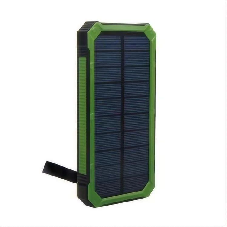 Compass Double LED Light Solar Mobile Power Charging Treasure