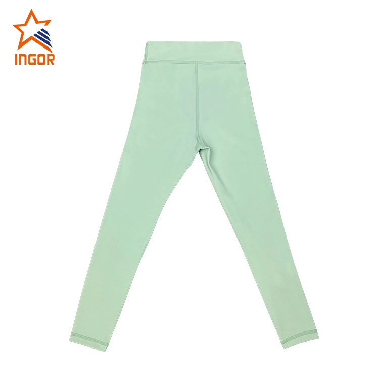 Ropa de niños Ingorsports trajes de baño clásico de cintura alta Legging Activewear niños ropa deportiva