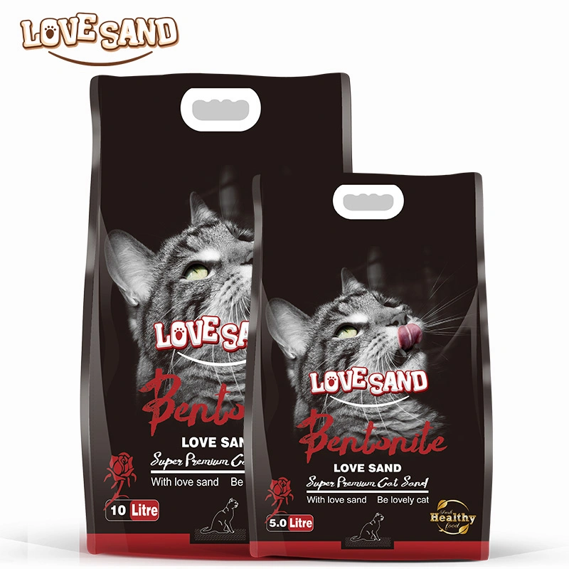 Love Sand Produce Rose Fragrance Bentonite Cat Litter Pet Product