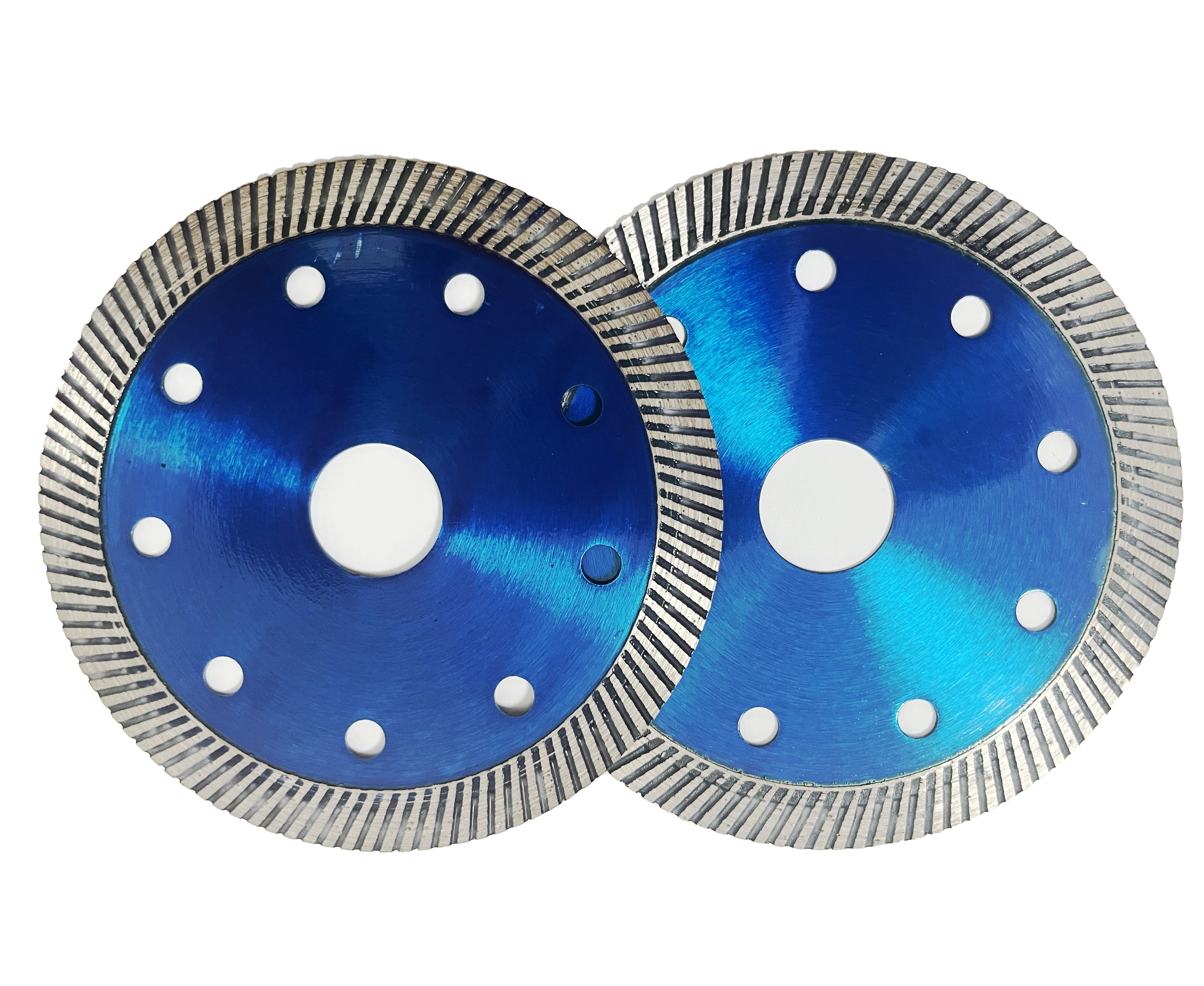 E-Well 110/115/125mm Hot Pressed Turbo X-Shaped Diamond Marble Saw Blade Diamond Cutting Disc for Tile Ceramics