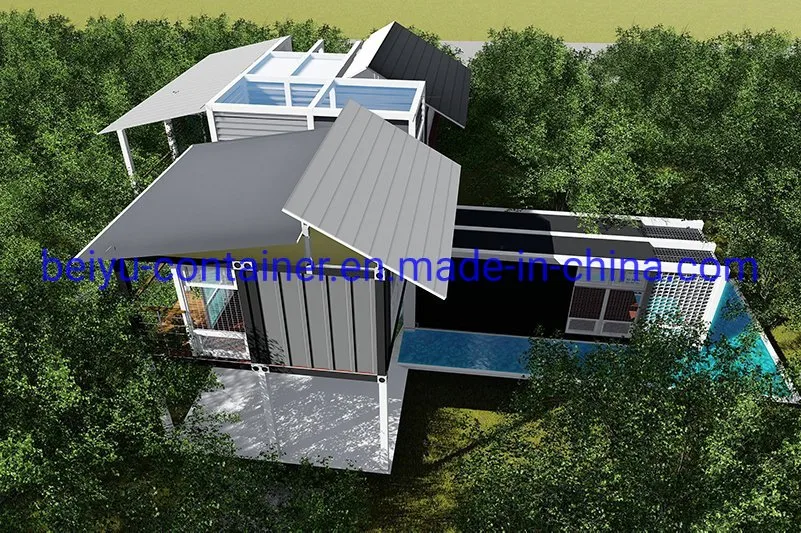 Container Hotel and Container House in Park and Garden